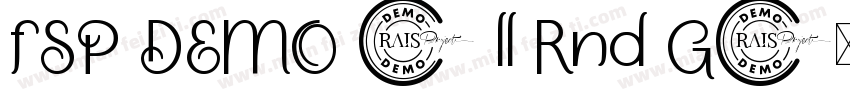 FSP DEMO - ll Rnd G字体转换